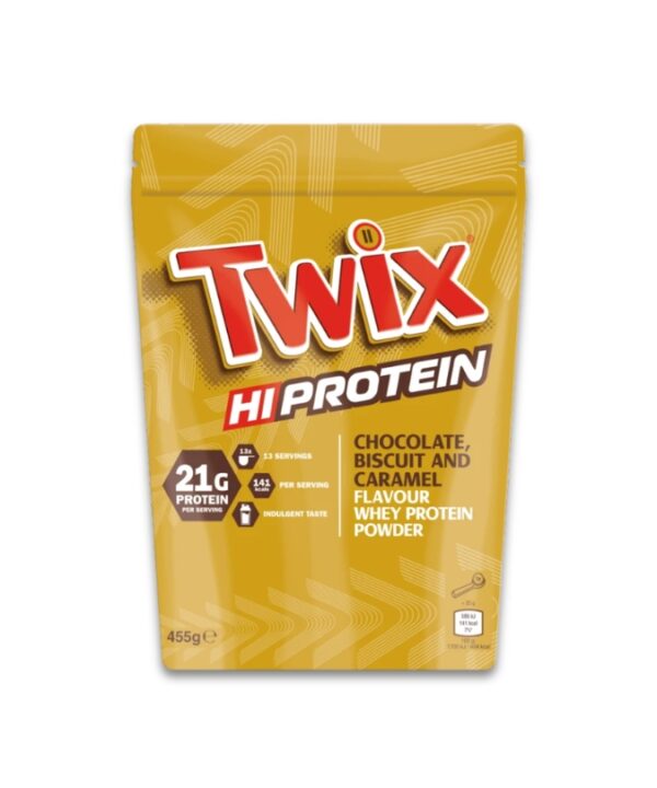 Hi Protein Powder - Twix Chocolate, Biscuit & Caramel 1x455GR