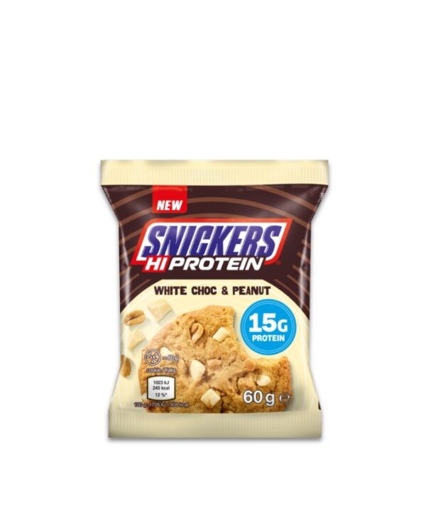 Hi Protein Cookie - Snickers White Peanut 12x60GR