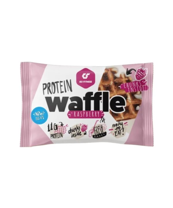 Go Fitness Protein Waffle Raspberry 12x50GR