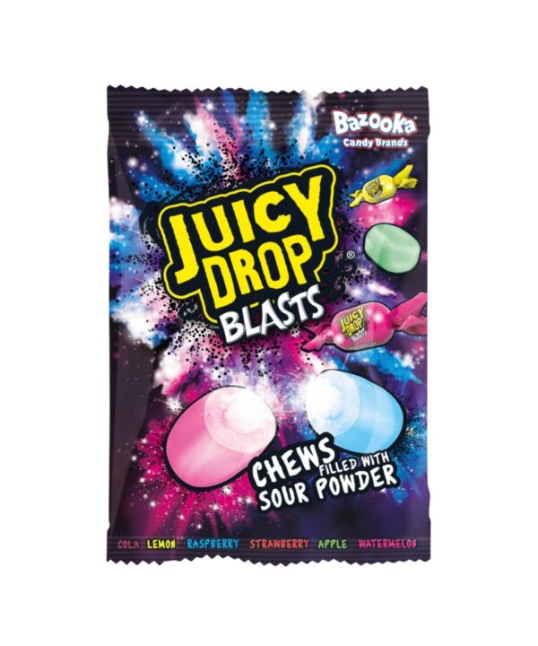 Bazooka Juicy Drop Blasts 12x140g (BBD: 26/08/2026)
