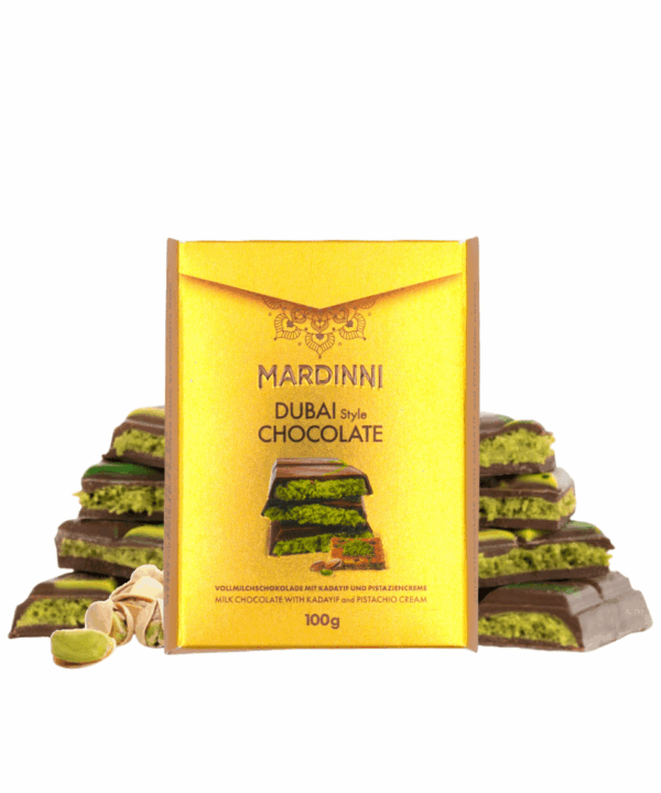 Mardinni Gold Dubai Chocolate Display 12x100g
