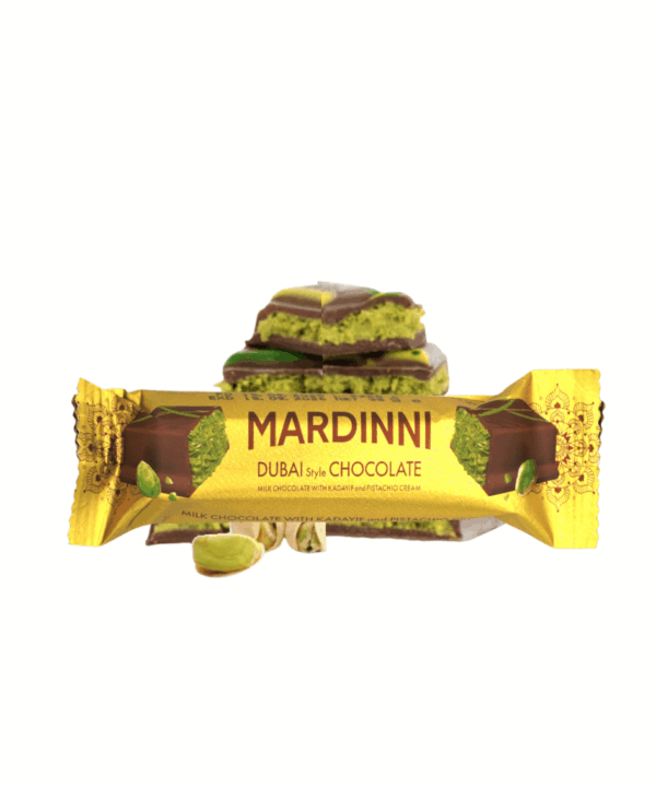 Mardinni Gold Dubai Chocolate Bars Display 24x35g