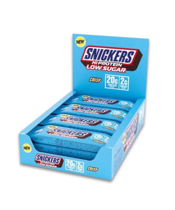 Hi Protein Bar - Snickers Crisp LOW SUGAR 12x55g