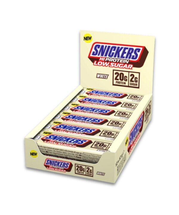 Hi Protein Bar - Snickers White Chocolat LOW SUGAR 12x57g