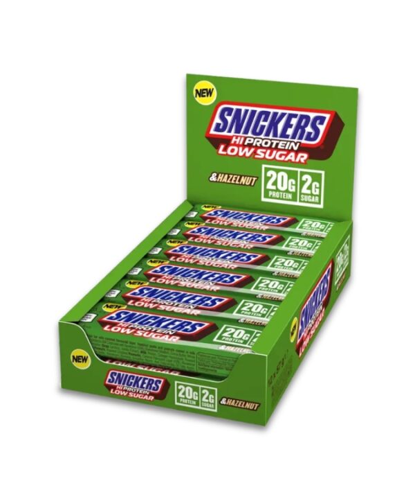 Hi Protein Bar - Snickers Hazelnut LOW SUGAR 12x57g