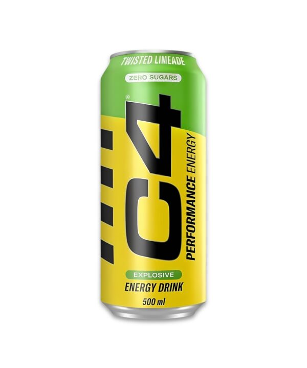 C4 Energy Drink Twisted Limeade 12x500ML