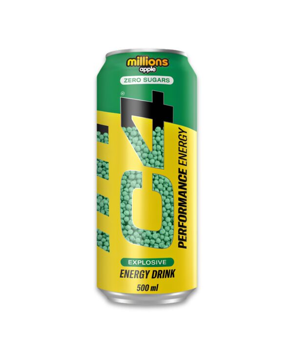 C4 Energy Drink Millions Apple 12x500ML