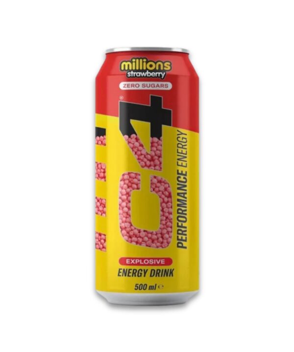 C4 Energy Drink Millions Strawberry 12x500ML