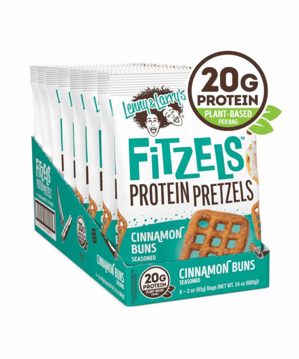 Lenny & Larry’s Fitzels Protein Pretzels Cinnamon Buns 8x85g
