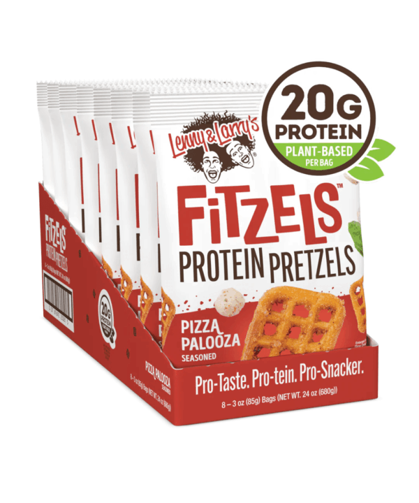 Lenny & Larry's Fitzels Protein Pretzels Pizza Palooza 8x85g