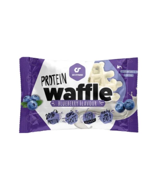 Go Fitness Protein Waffle White Choc Blueberry 12x50GR