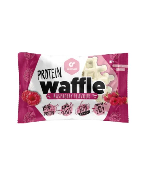 Go Fitness Protein Waffle White Choc Raspberry 12x50GR