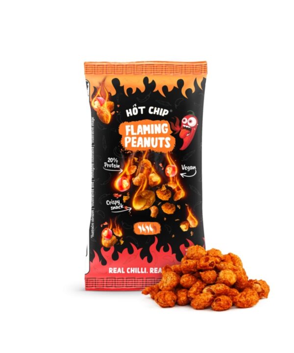 Hot Chip Flaming Peanuts 20x70g (BBD: 03/11/2026)