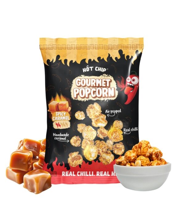 Hot Chip Spicy Caramel Popcorn 17x120g (BBD: 15/09/2026)