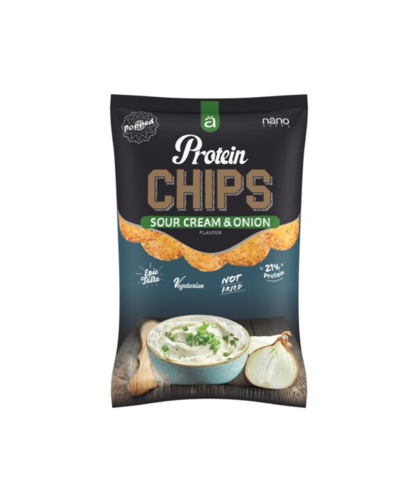 Nano Supps Protein Chips Sour Cream & Onion 8x40GR