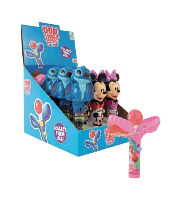 Pop Ups Lollipop Disney Mix 12x72g