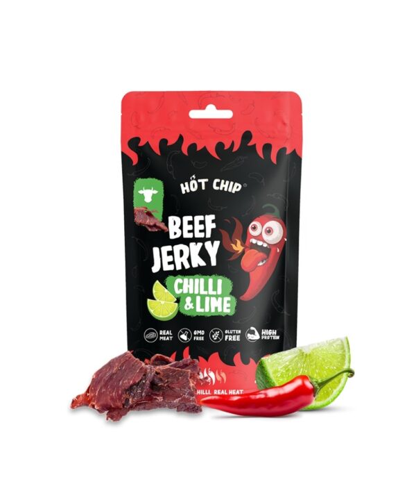 Hot Chip Jerky Chilli and Lime 20x25g