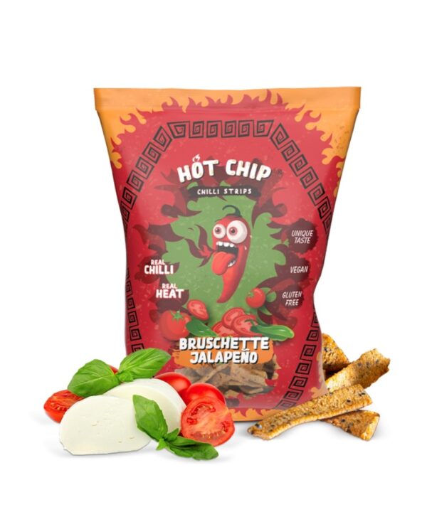 Hot Chip Strips Bruschette Jalapeno 20x80 g