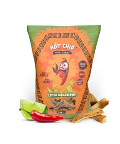 Hot Chip Strips Limed Habaneros 20x80g