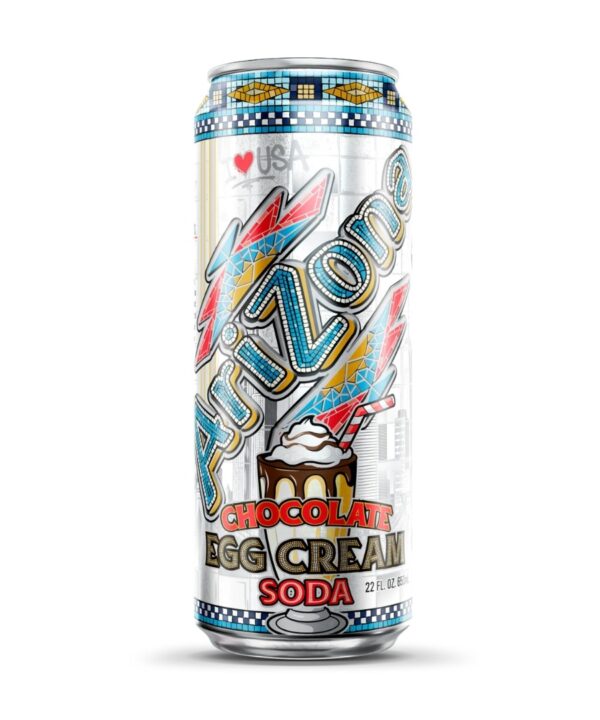Arizona USA Chocolate Egg Cream Soda 24x650ml