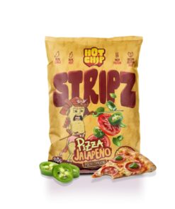Hot Chip Stripz Pizza Jalapeno 20x80g