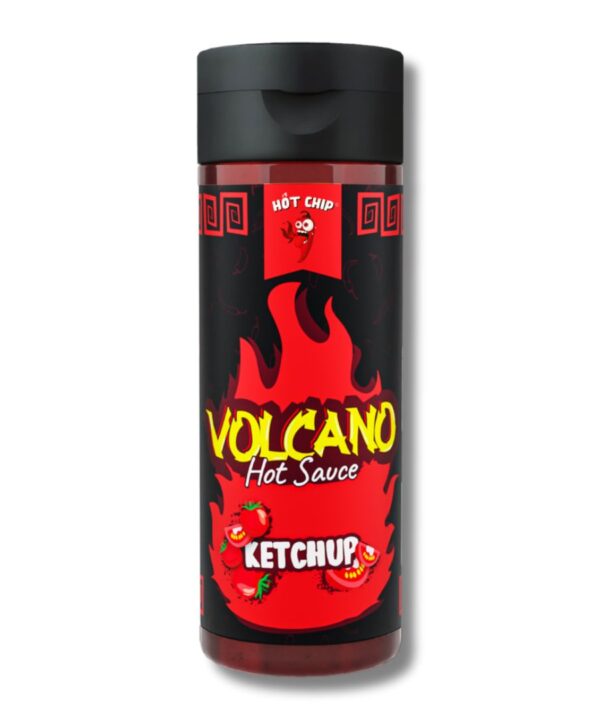 Hot Chip Volcano Hot Sauce - Ketchup 10x270ml