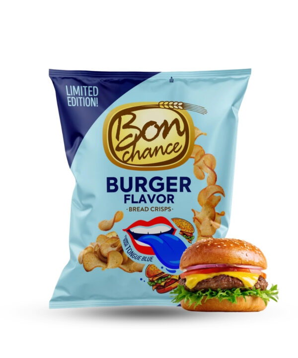 Bon Chance Bread Crisps Burger Flavour 24x120g