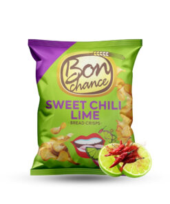 Bon Chance Bread Crisps Sweet Chili Lime Flavour 24x120g