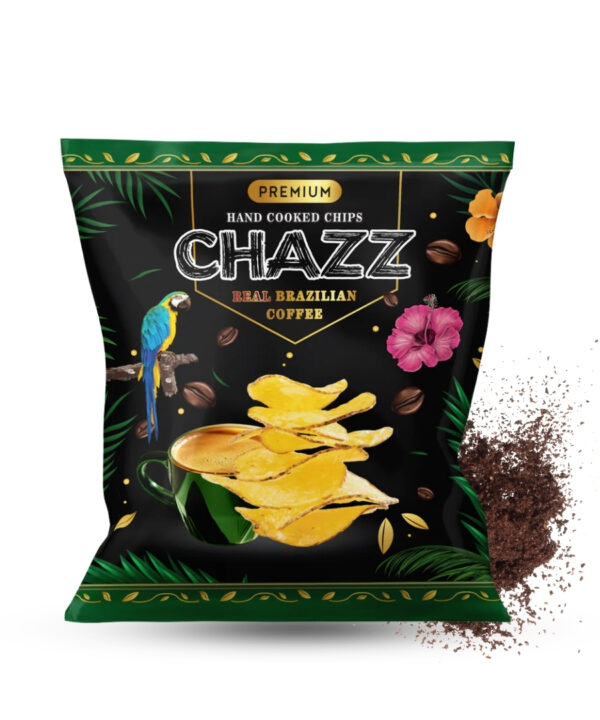 Chazz Potato Chips Real Brazilian Coffee Flavour 17x40g (BBD: 28/08/2026)