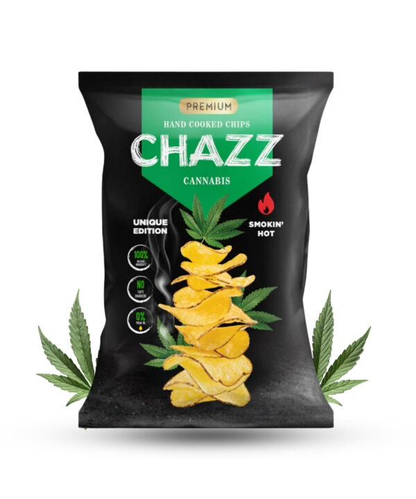 Chazz Hand Cooked Chips Cannabis 15x90g