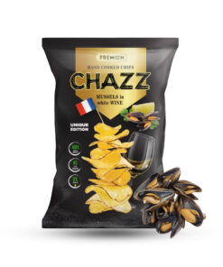 Chazz Hand Cooked Chips Mussels and White Wine 15x90g