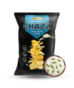 Chazz Potato Chips Sour Cream and Onion Flavour 15x90g