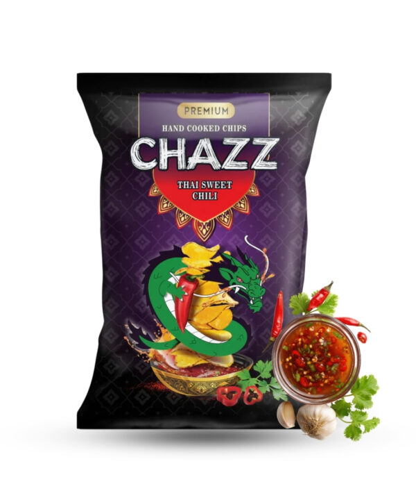 Chazz Hand Cooked Chips Thai Sweet Chili  15x90g