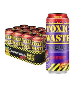 Toxic Waste Sour Cherry Energy Drink EU can 12x500ML