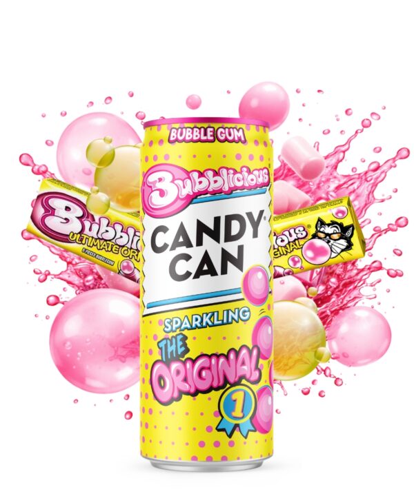 Candy Can x Bubblicious Sparkling The Original 12x330ML