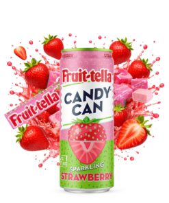 Candy Can x Fruit-tella Sparkling Strawberry 12x330ML^^^