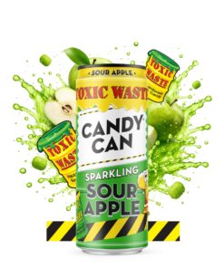 Candy Can x Toxic Waste Sparkling Sour Apple 12x330ML