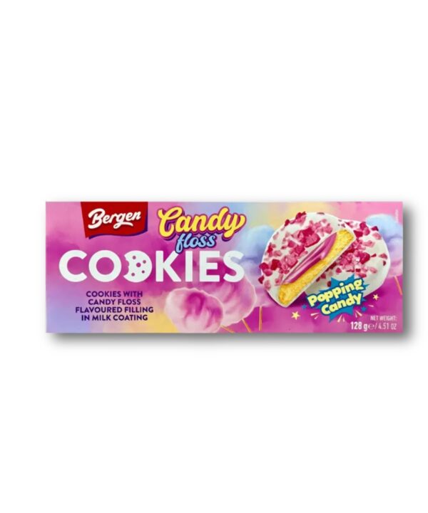 BERGEN CANDY FLOSS POPPING CANDY 18x128g