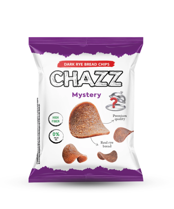 Chazz Dark Rey Bread Chips Mystery Flavor 12x100g