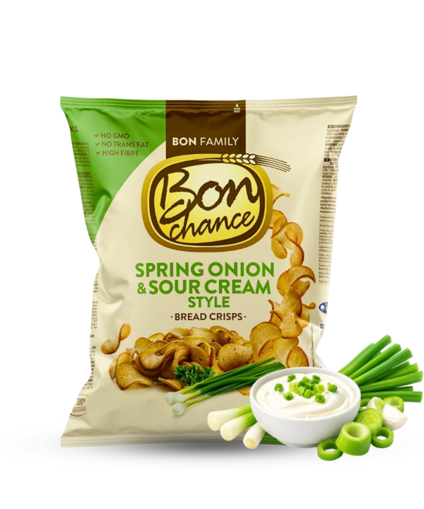Bon Chance Bread Crisps with Sour Cream & Spring Onion 40x60g