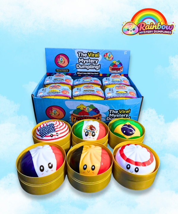 TikTok Viral Squishy Dumplings Country Edition 1×12 Pcs