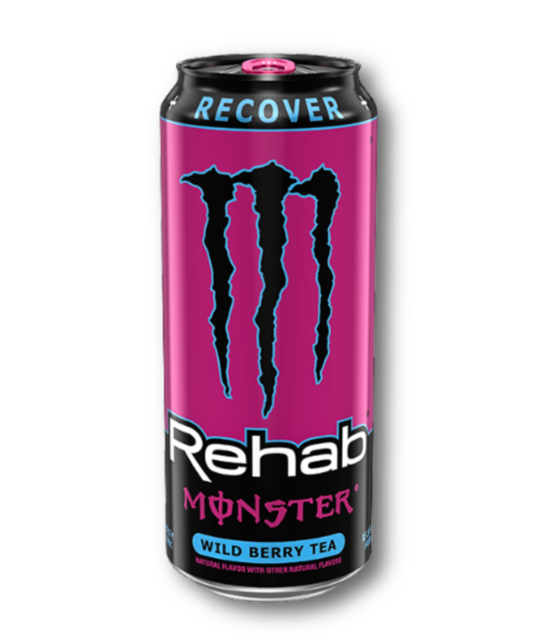 Monster USA Rehab Wild Berry Tea 24x458ml