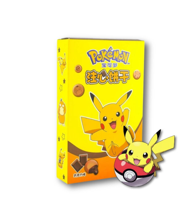 POKEMON CHOCOLATE FILLED BISCUIT 12x52g