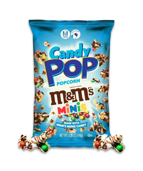 Candy Pop M&M Popcorn 12x149g (BBD: 06-10-2026)