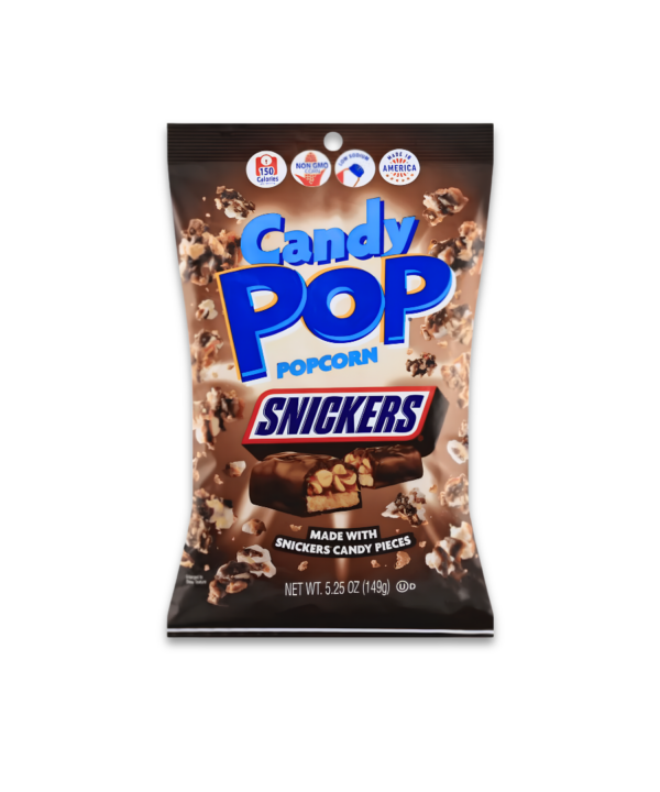 Candy Pop Snickers Popcorn 64x28g (BBD: 13-11-2026)
