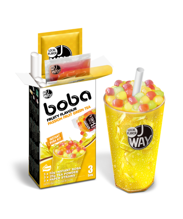 Instant Bubble Tea Fruity Flavor Passion Fruit 16x234g