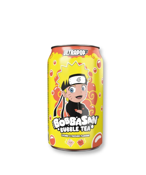 UltraPop Bobbasan Bubble Tea 'Naruto' Lychee & Passion 24x320ml