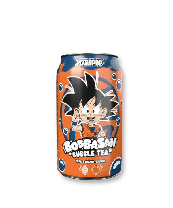 UltraPop Bobbasan Bubble Tea 'Goku' Pear & Melon 24x320ml
