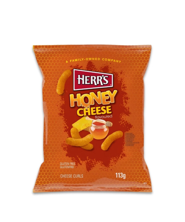 Herr's Honey Cheese Curls - New Flavour EU 12x113g