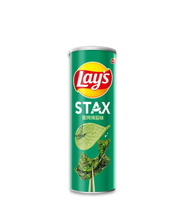 Lay's Asia Stax Roasted Seaweed Flavor 24x90g (BBD: 07-11-2026)